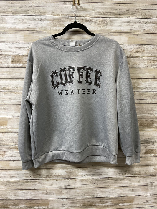 Sweater By Clothes Mentor In Grey, Size:Xl