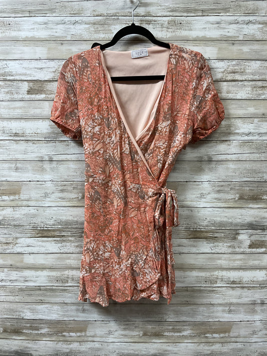 Dress Casual Short By Sage In Orange, Size:M