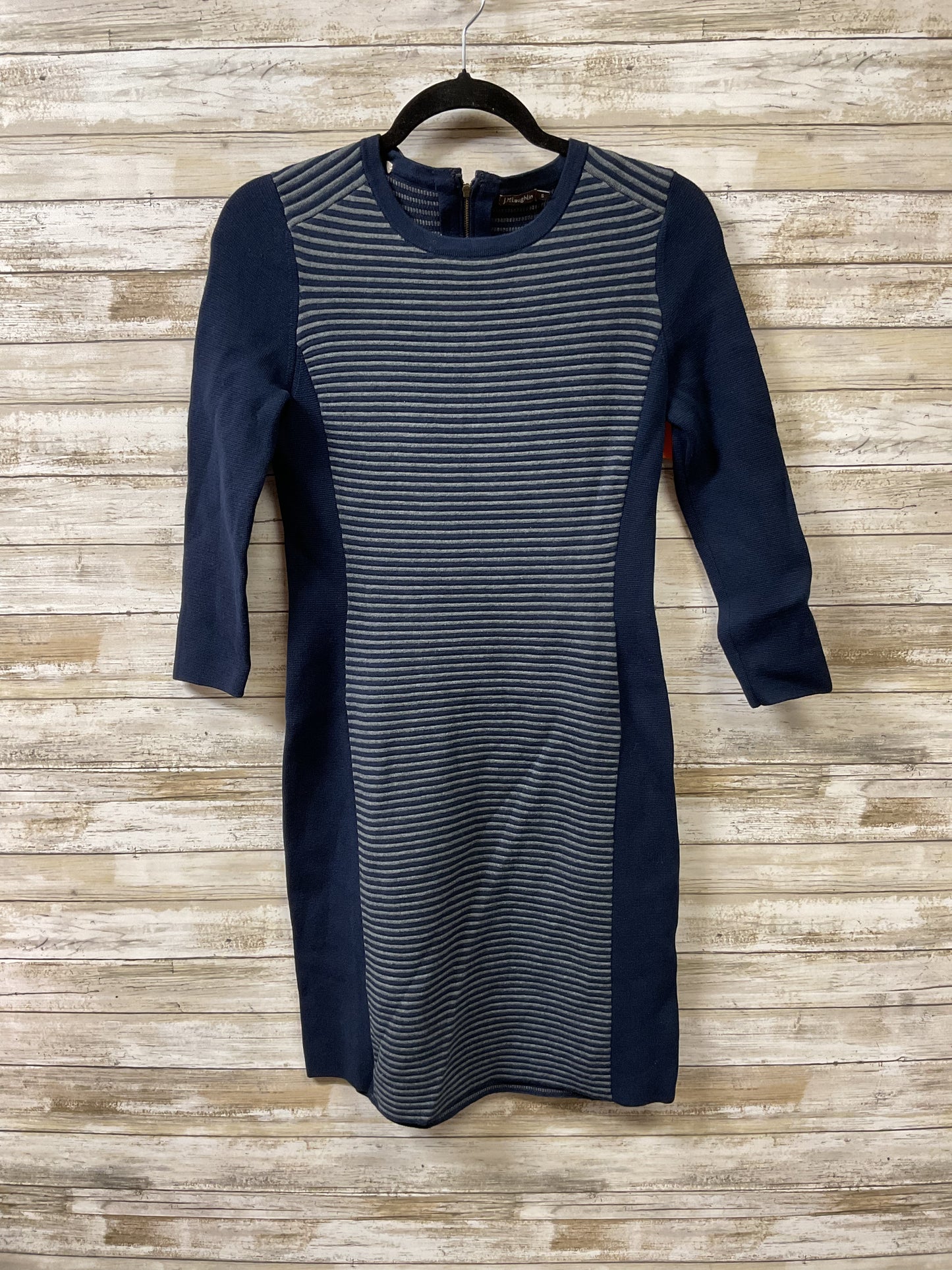 Dress Casual Midi By J Mclaughlin In Striped Pattern, Size:S