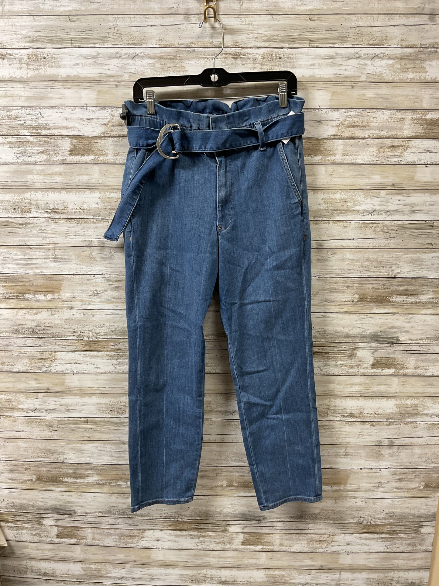 Jeans Straight By Express In Blue Denim, Size:12