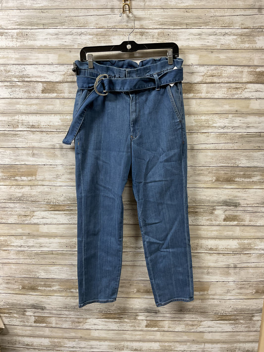 Jeans Straight By Express In Blue Denim, Size:12