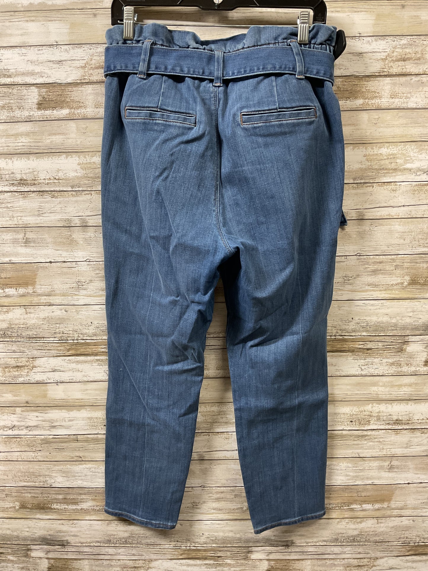 Jeans Straight By Express In Blue Denim, Size:12