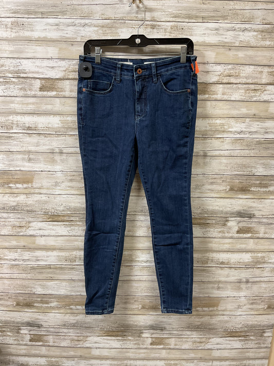 Jeans Skinny By Pilcro In Blue Denim, Size:8
