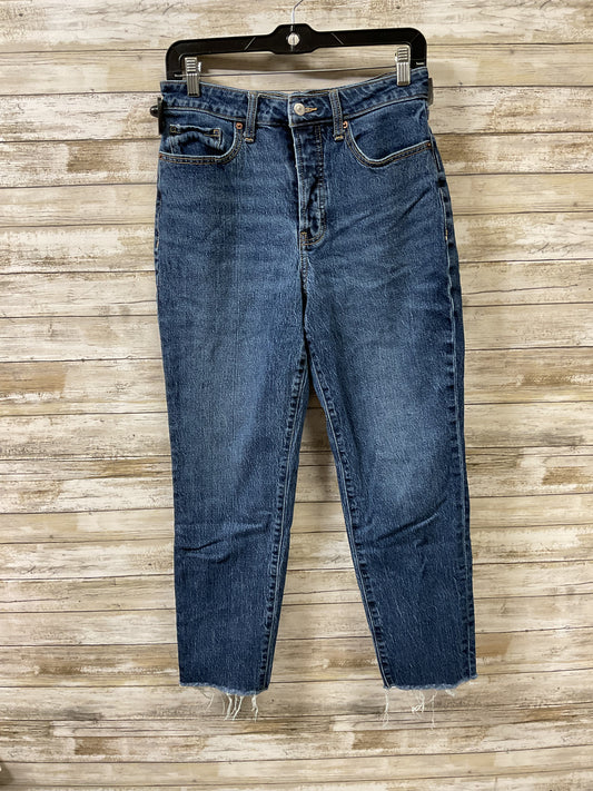 Jeans Straight By Old Navy In Blue Denim, Size:8