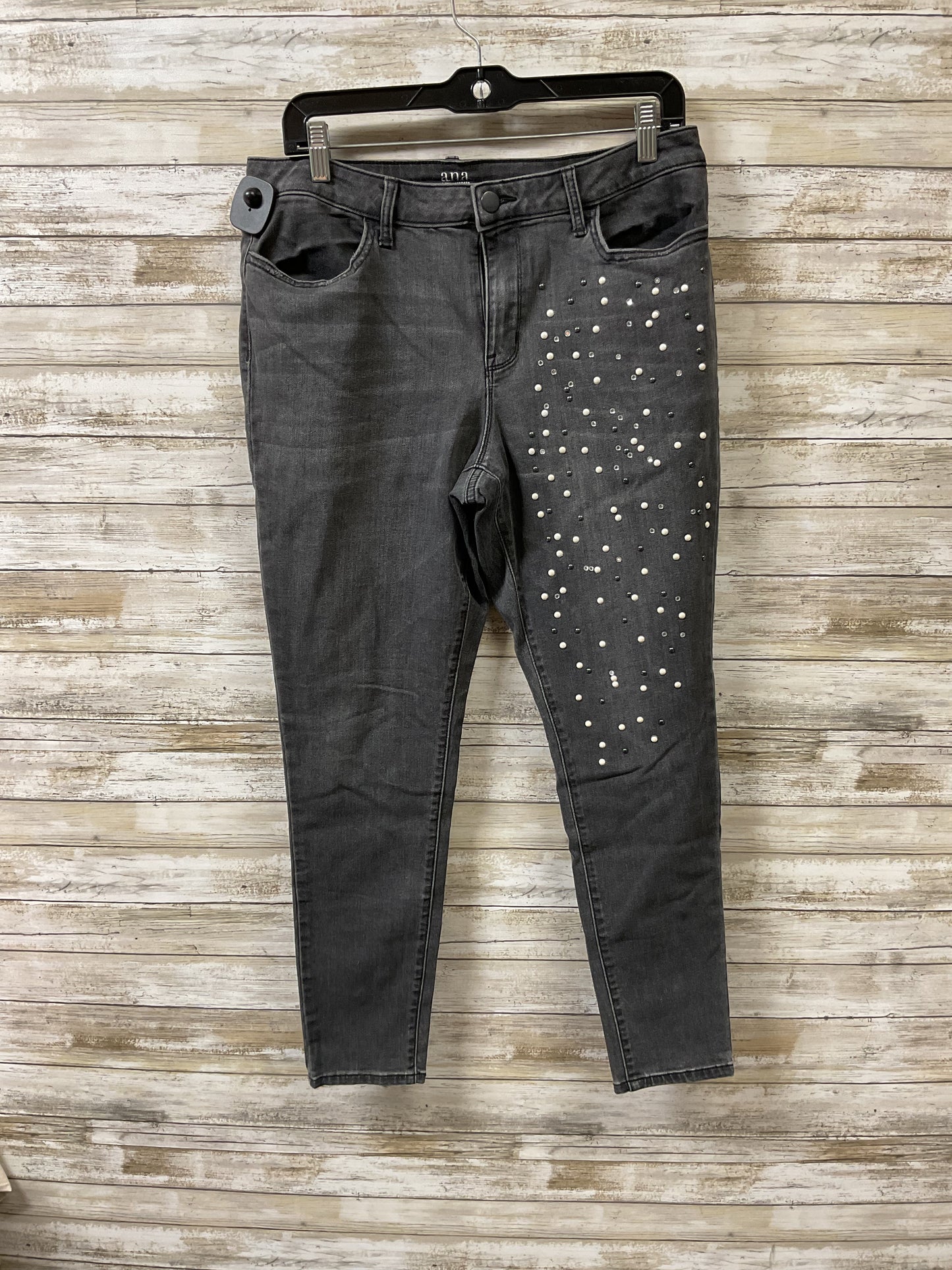 Jeans Skinny By Ana In Grey, Size:14