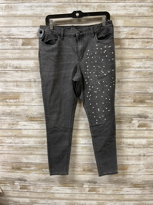 Jeans Skinny By Ana In Grey, Size:14