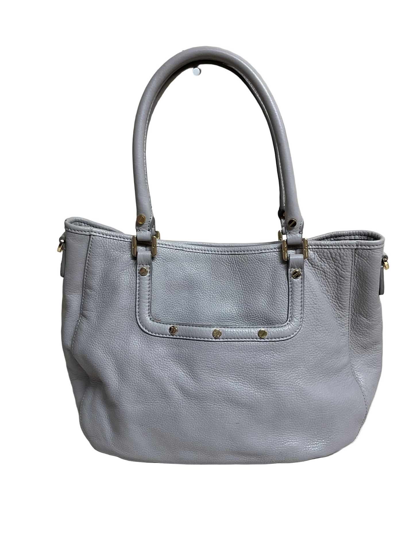 Handbag Designer By Tory Burch In Grey, Size:Medium