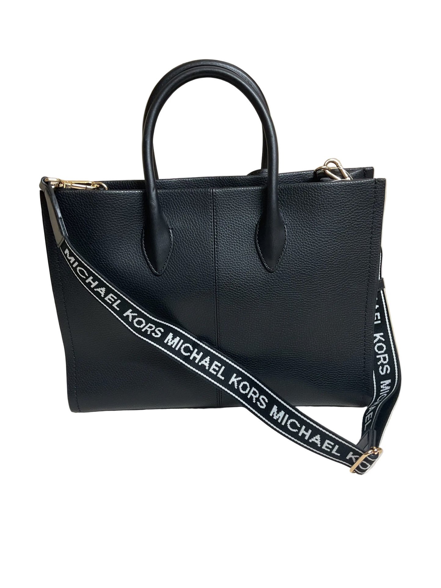 Handbag Designer By Michael Kors In Black, Size:Large