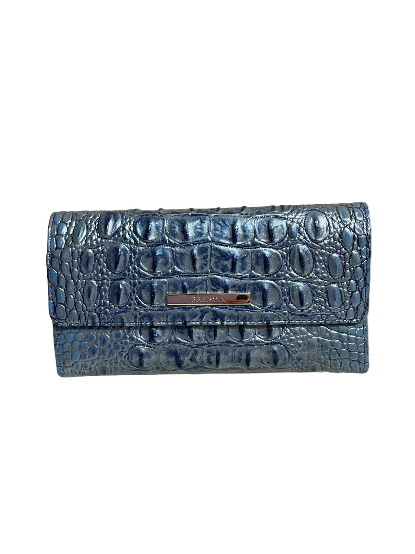 Handbag Designer By Brahmin In Blue, Size:Medium