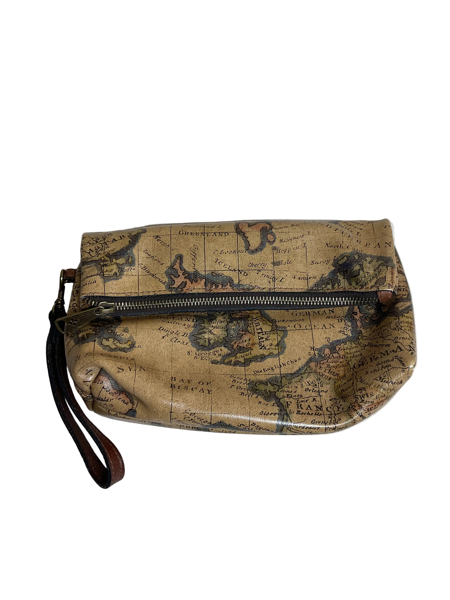 Wristlet Designer By Patricia Nash In Brown & Tan, Size:Medium