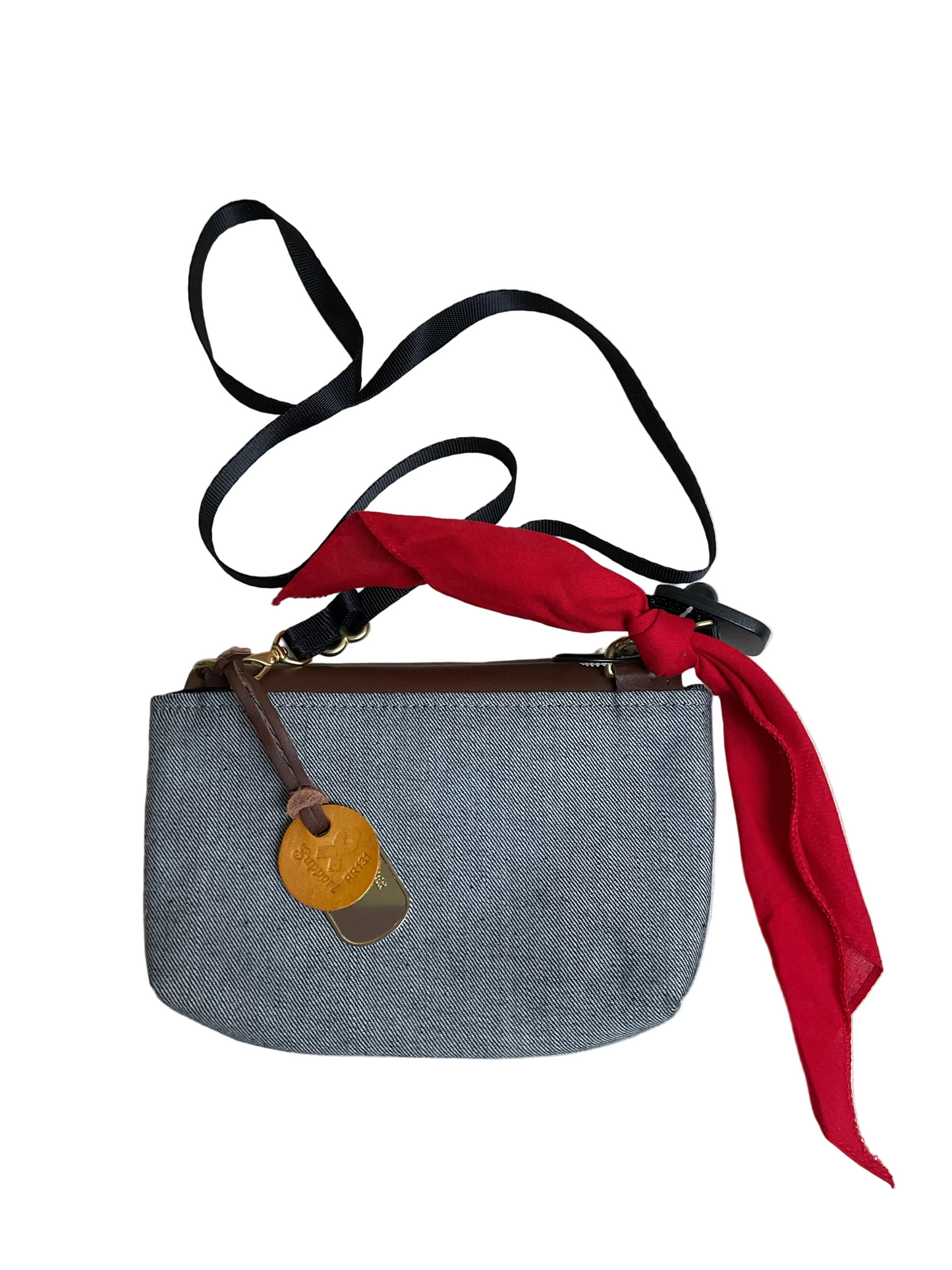Crossbody By Cmb In Blue & Brown, Size:Small