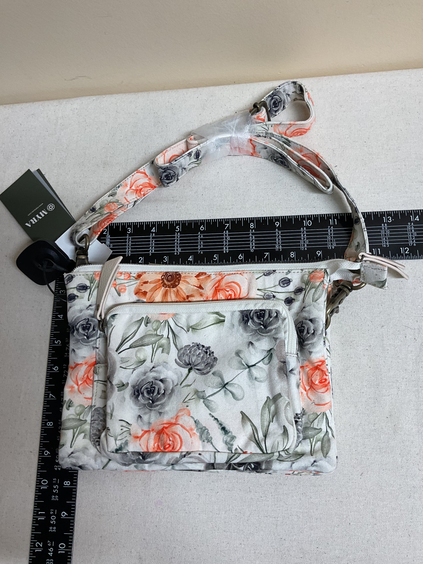Crossbody By Myra In Floral Print, Size:Medium