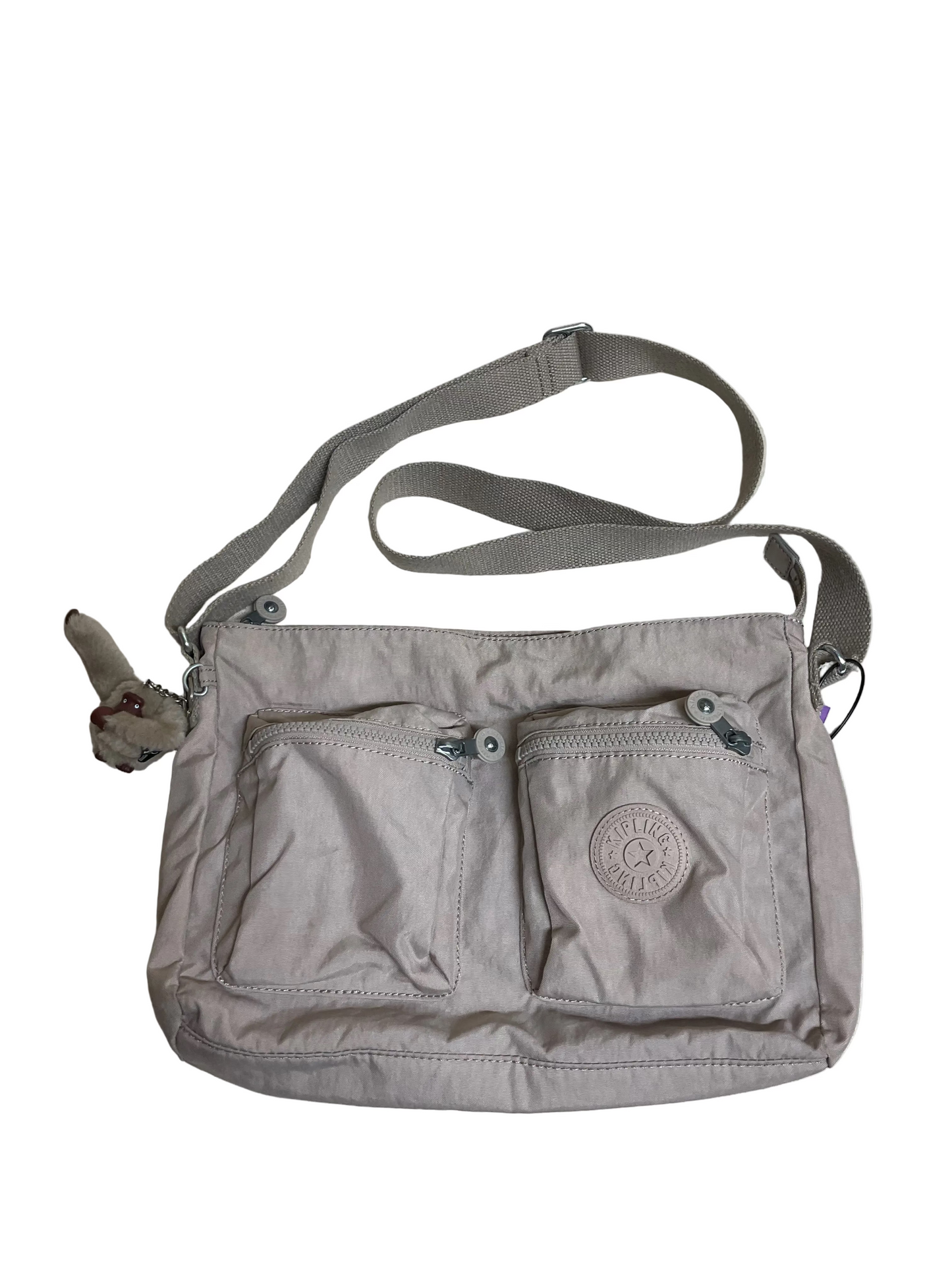 Handbag By Kipling In Tan, Size:Medium