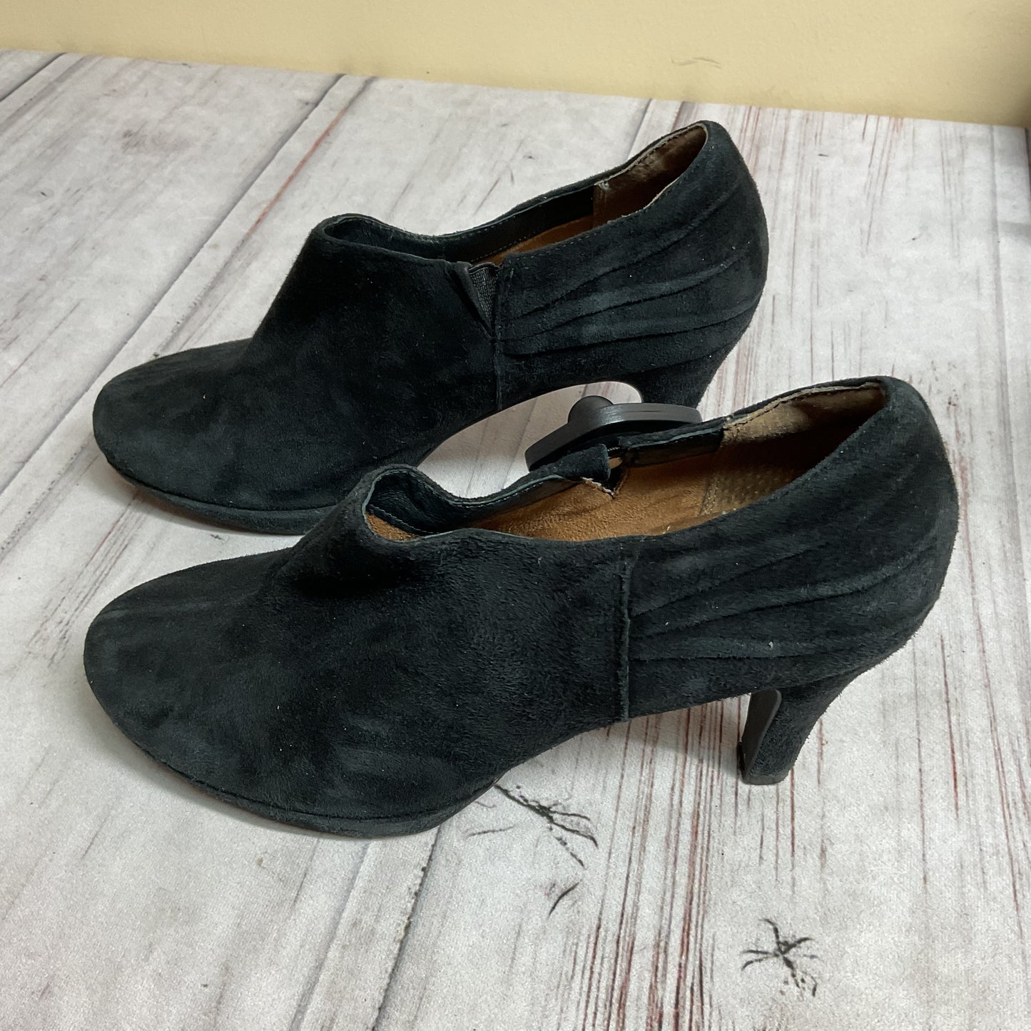 Shoes Heels Stiletto By Clarks In Black, Size:8.5