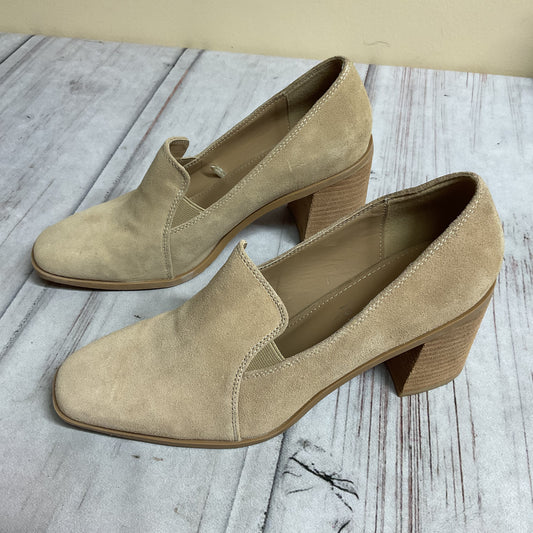 Shoes Heels Block By Joie In Tan, Size:8.5