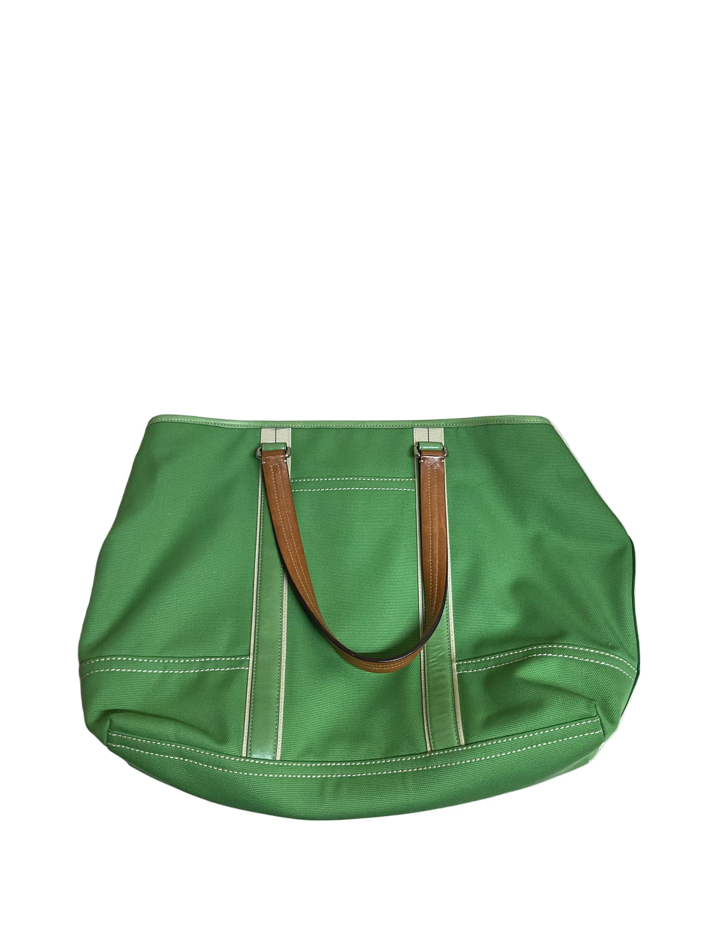 Tote Designer By Coach In Green, Size:Large