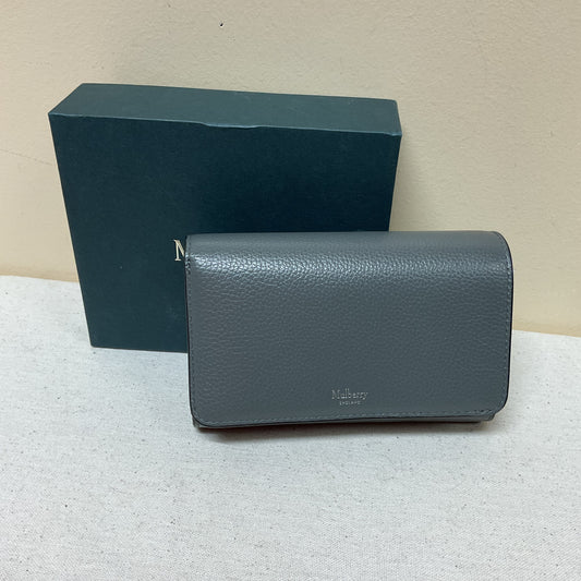Wallet Luxury Designer By Mulberry In Grey, Size:Medium