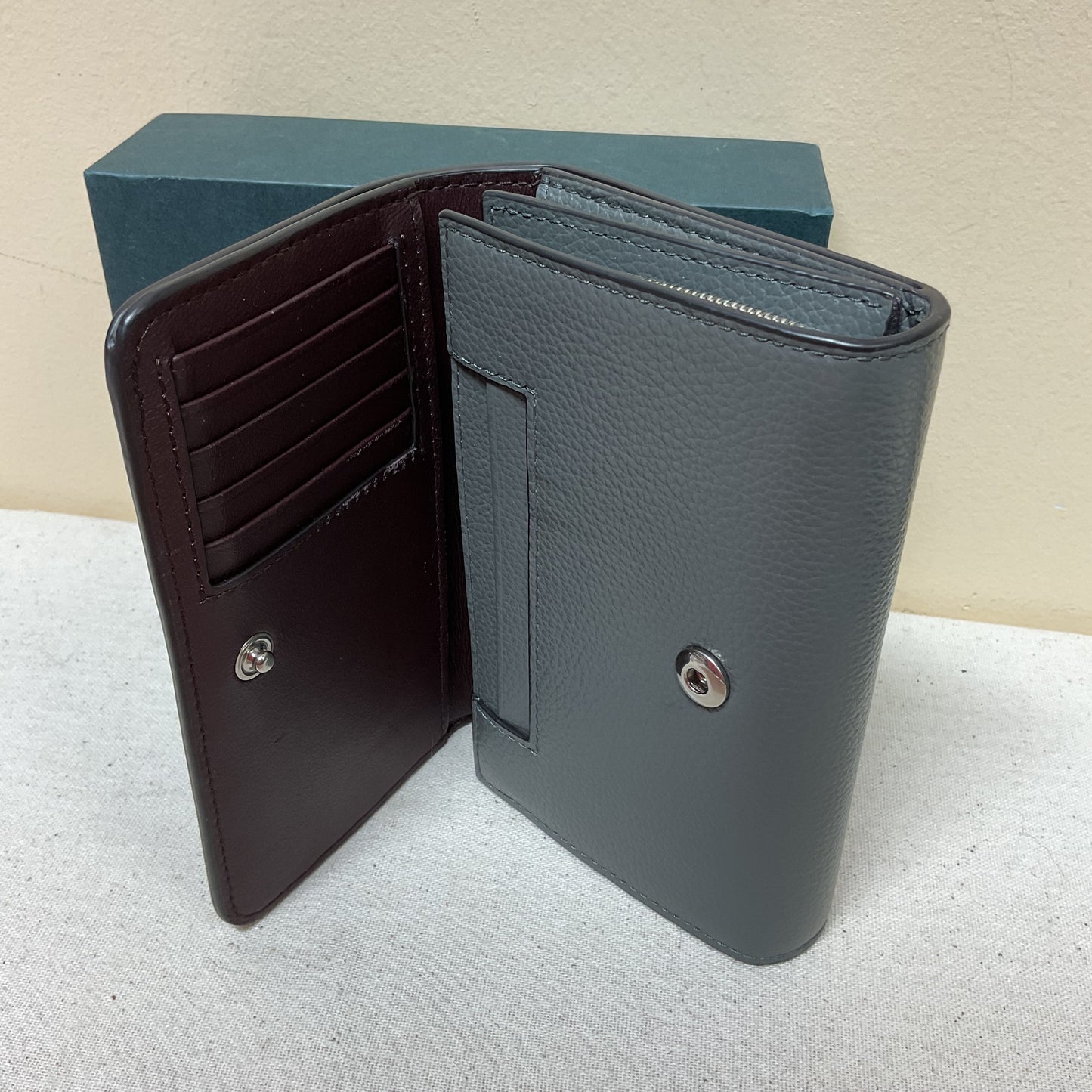 Wallet Luxury Designer By Mulberry In Grey, Size:Medium