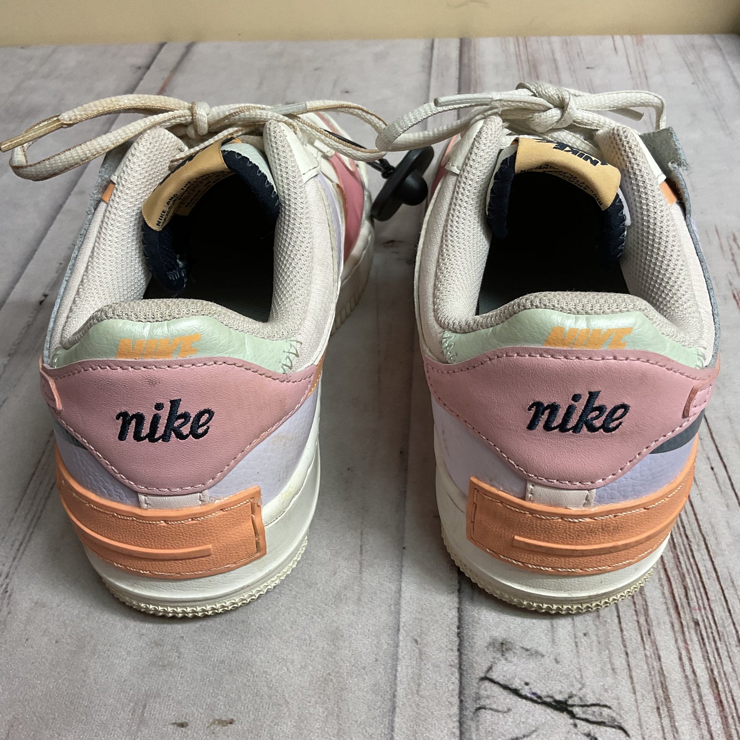 Shoes Athletic By Nike In Pink & White, Size:9