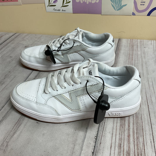 Shoes Athletic By Vans In White, Size:9