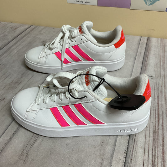 Shoes Sneakers By Adidas In Pink & White, Size:6