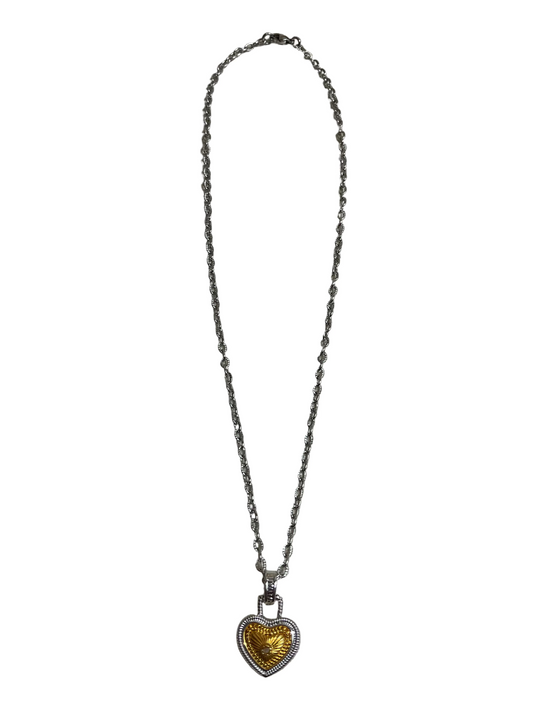 Necklace Pendant By Cmf In Gold & Silver