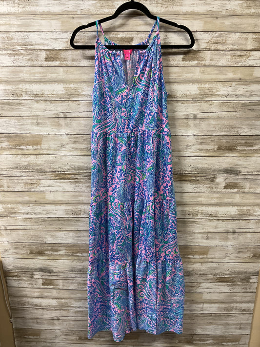 Dress Designer By Lilly Pulitzer In Blue & Pink, Size:S
