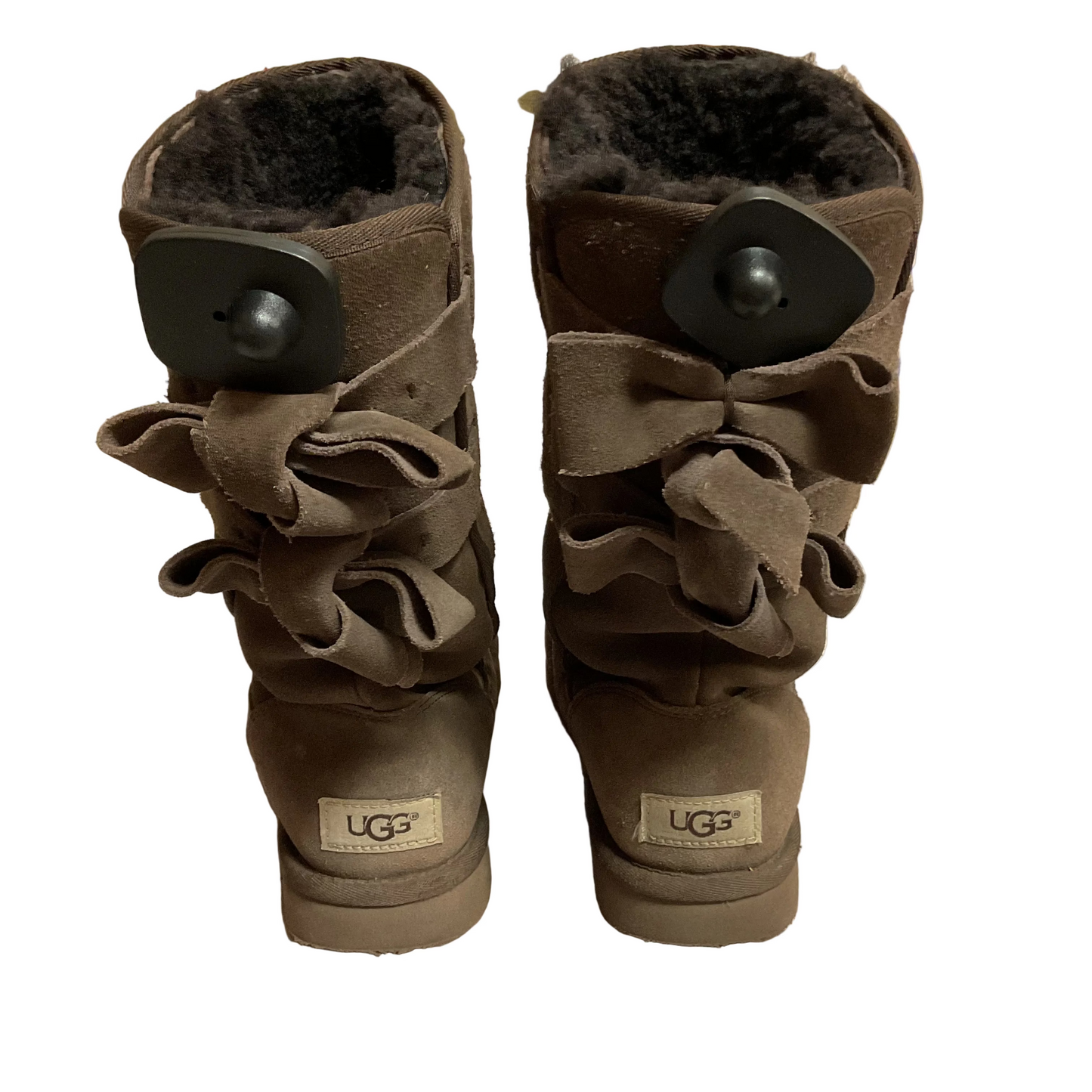 Boots Designer By Ugg In Brown, Size:8