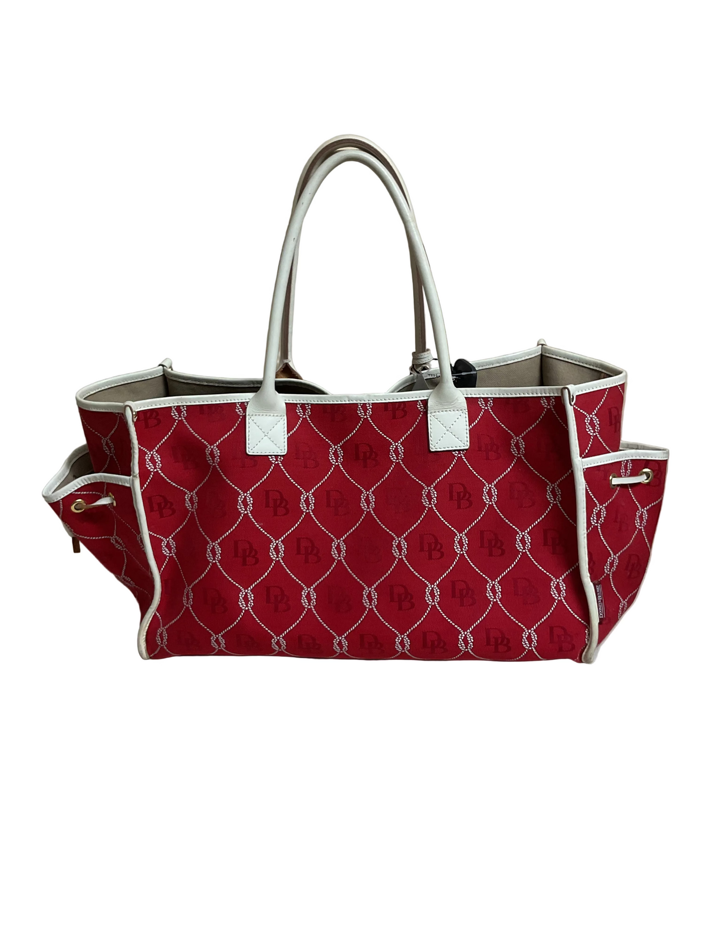 Handbag Designer By Dooney And Bourke In Red, Size:Large