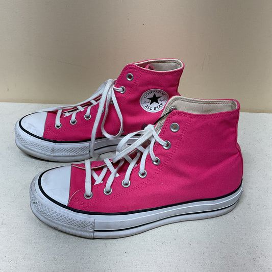 Shoes Sneakers Platform By Converse In Pink, Size:7.5