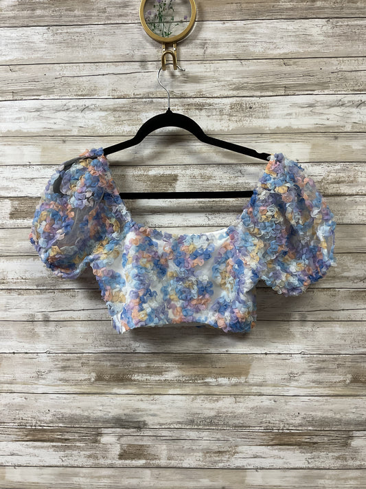 Top Ss By Le Lis In Blue & Purple, Size:Xs