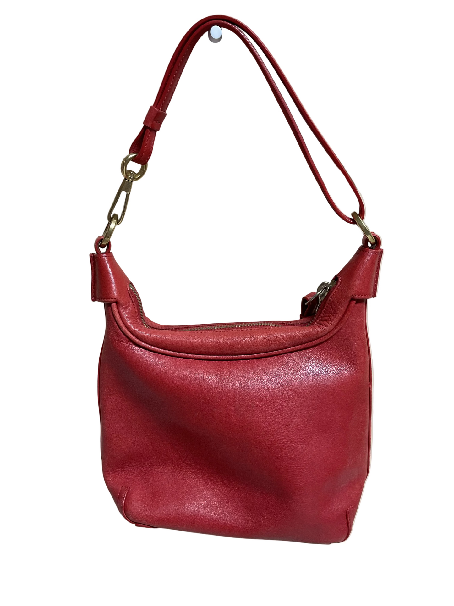 Handbag Designer By Coach In Red, Size:Small