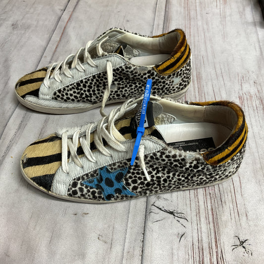 Shoes Luxury Designer By Golden Goose In Animal Print, Size:8.5