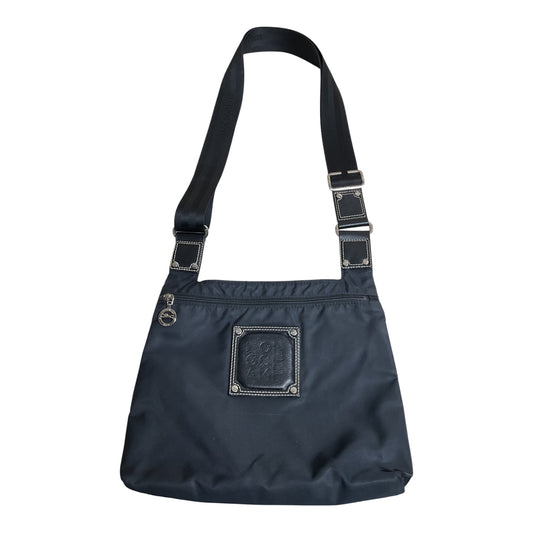 Handbag Designer By Longchamp In Black, Size:Medium