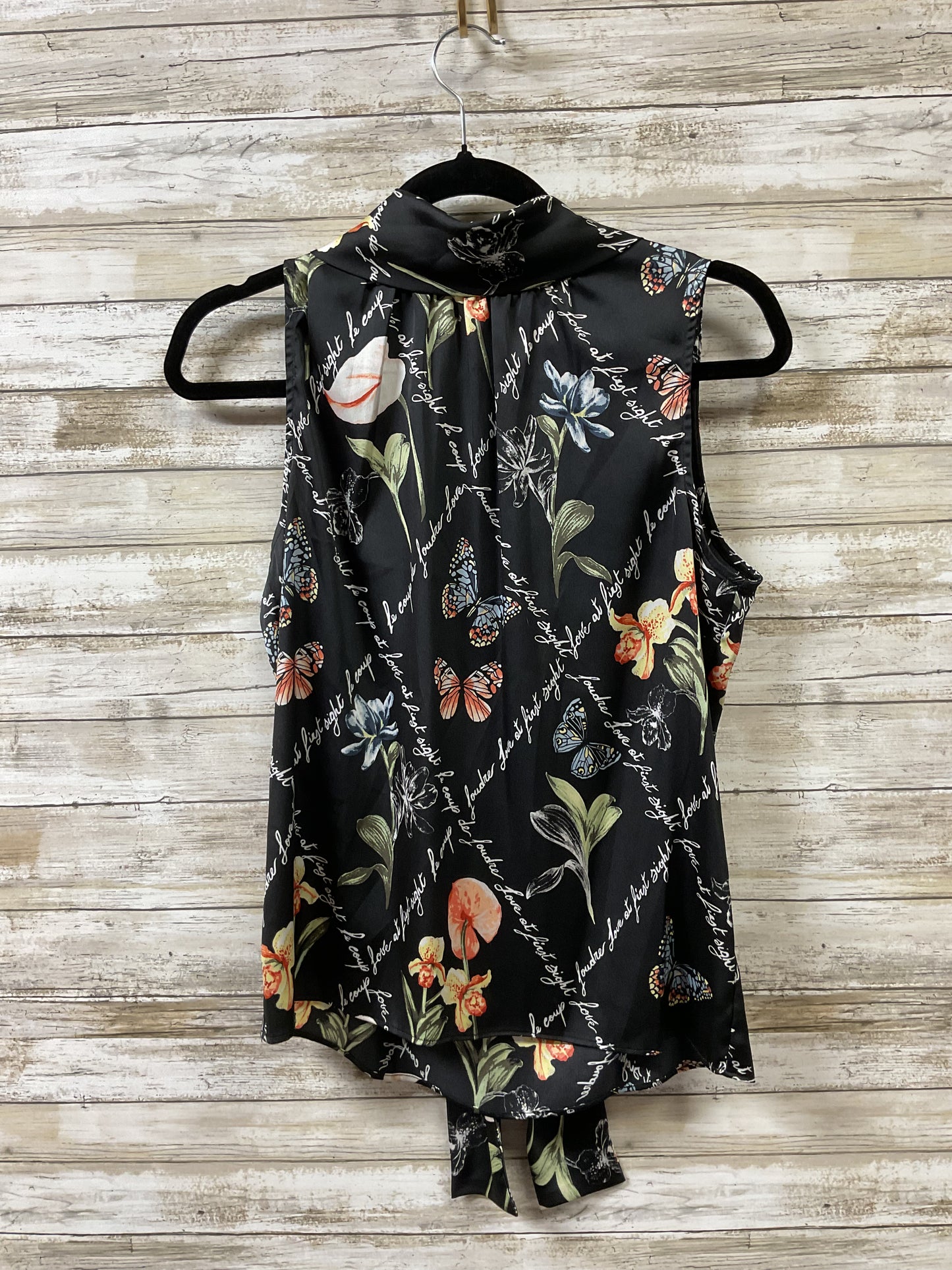 Top Sleeveless By White House Black Market In Black & Green, Size:Xs