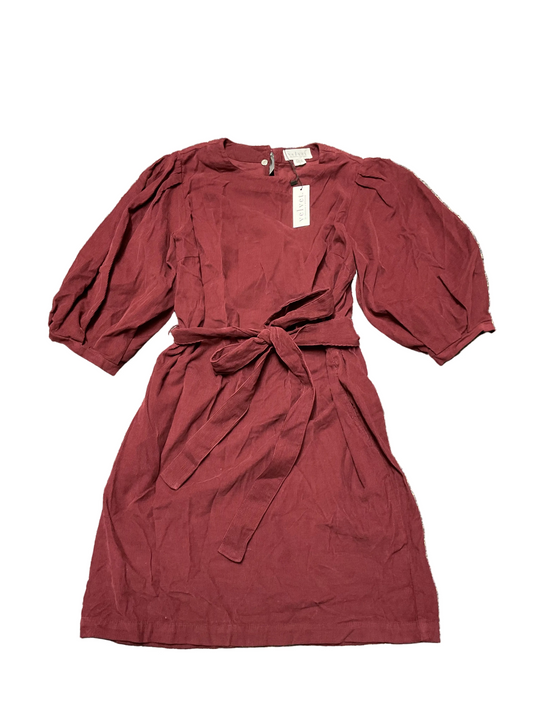 Dress Casual Short By Velvet By Graham & Spencer In Maroon, Size:M