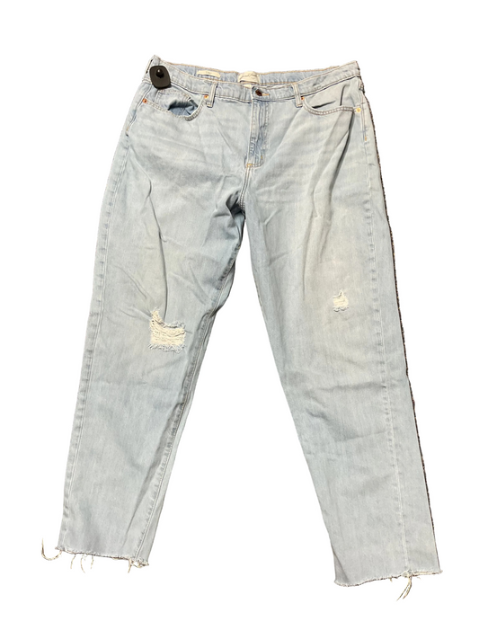 Jeans Boyfriend By Universal Thread In Blue Denim, Size:14