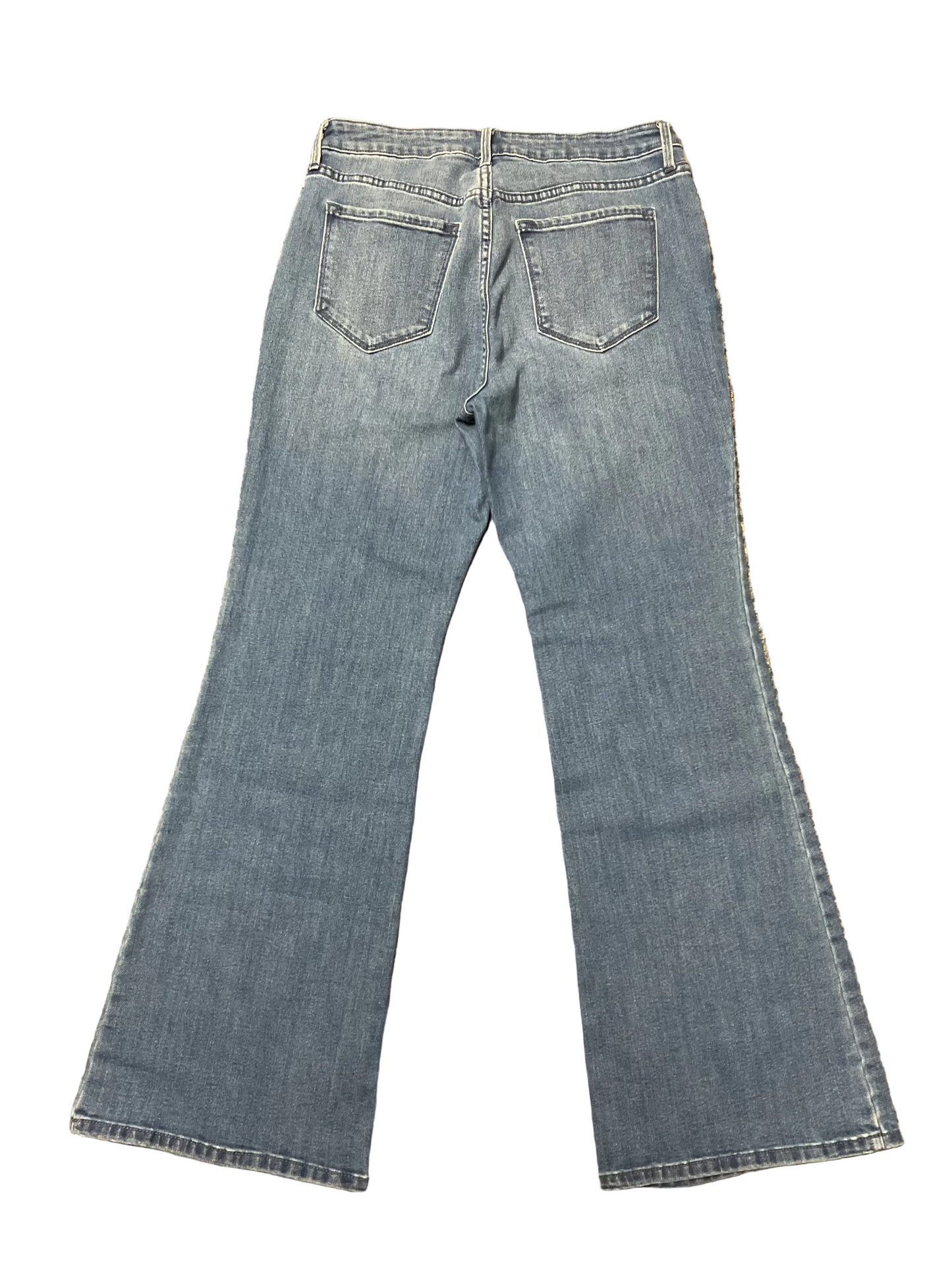 Jeans Flared By Old Navy In Blue Denim, Size:8