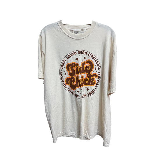 Top Ss By Comfort Colors In Tan, Size:Xl