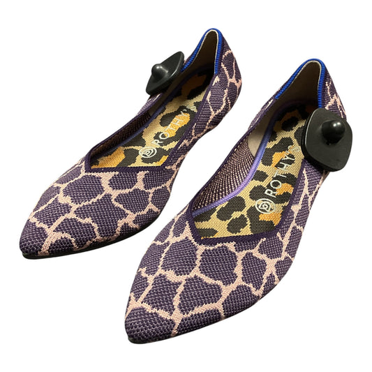 Shoes Flats By Rothys In Pink & Purple, Size:10.5