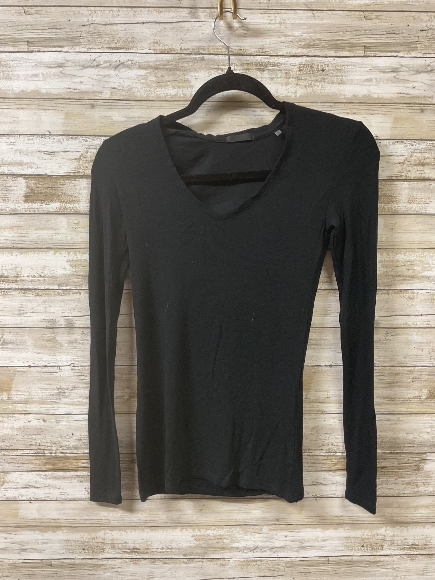 Top Ls By Atm In Black, Size:Xs