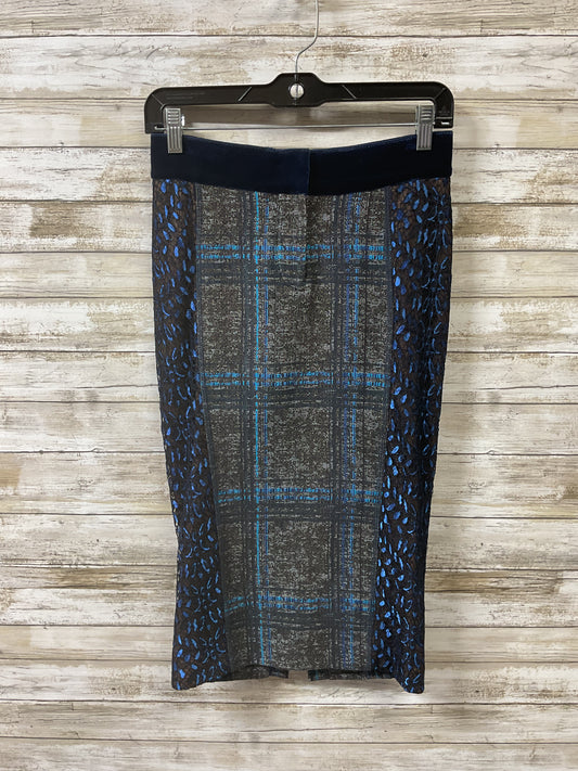 Skirt Midi By Cma In Black & Blue, Size:2