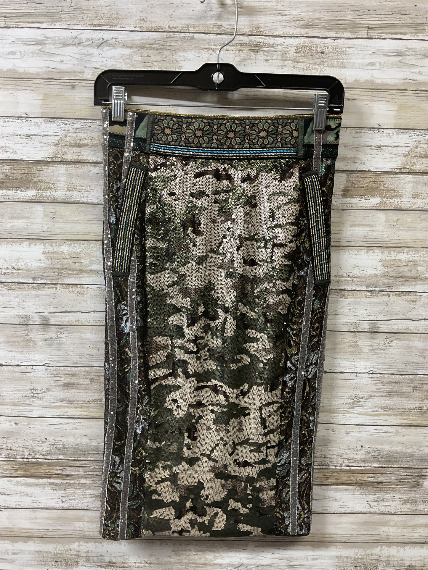 Skirt Midi By Cma In Camouflage Print, Size:2