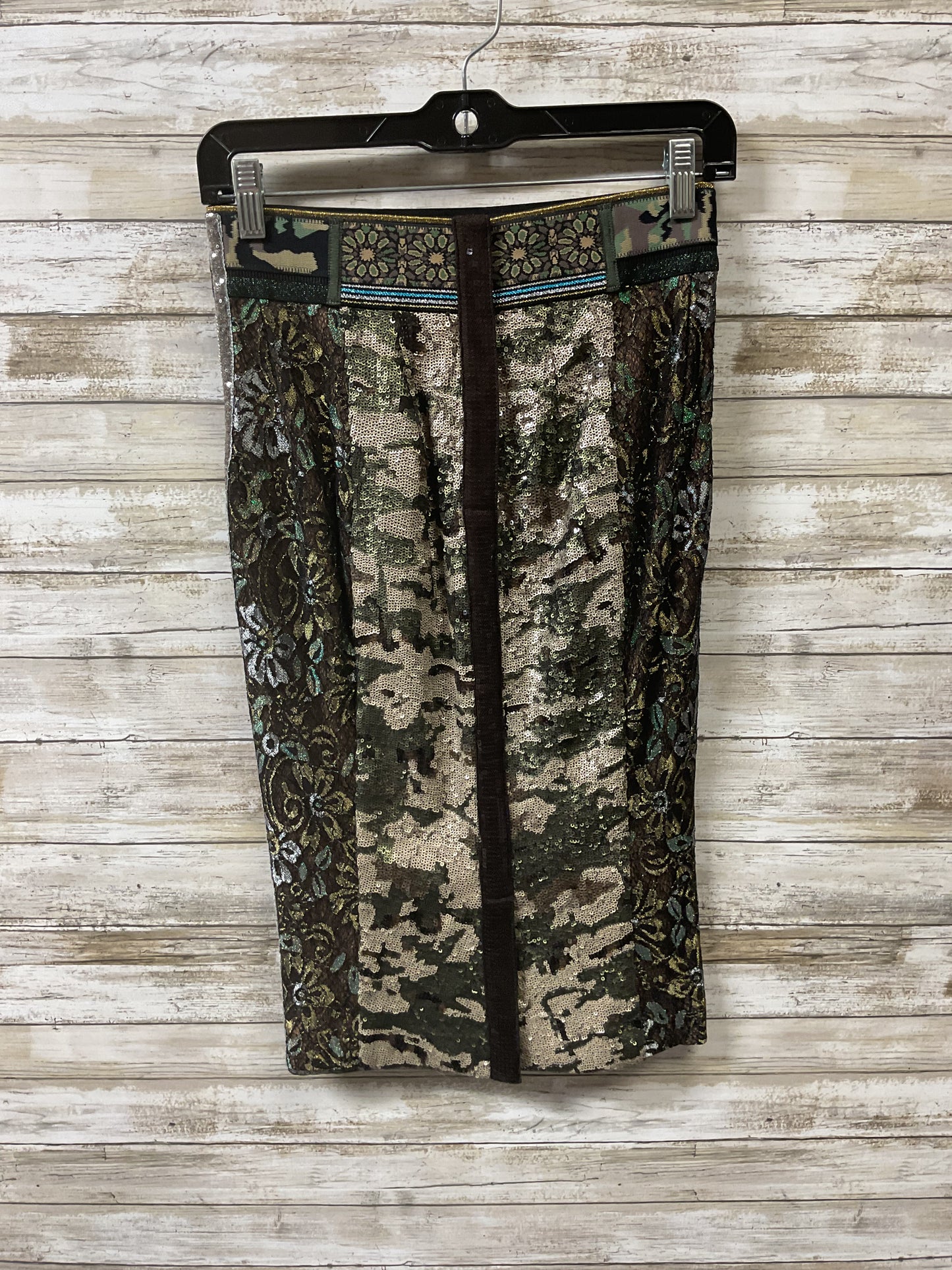 Skirt Midi By Cma In Camouflage Print, Size:2
