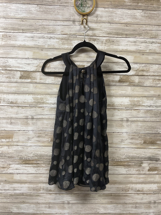 Top Sleeveless By Nanette Lepore In Blue & Gold, Size:0