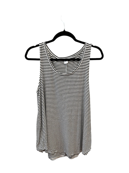 Top Sleeveless By Old Navy In Striped Pattern, Size:M