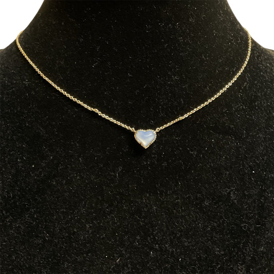 Necklace Designer By Kendra Scott In Blue & Gold