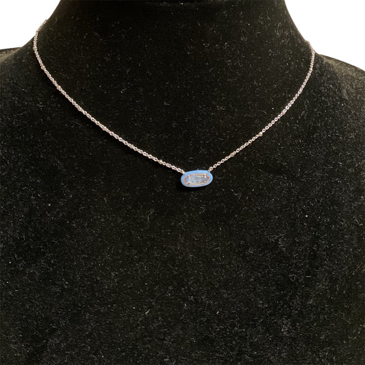 Necklace Designer By Kendra Scott In Blue & Silver