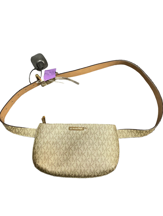 Belt Bag Designer By Michael Kors In Gold, Size:Small