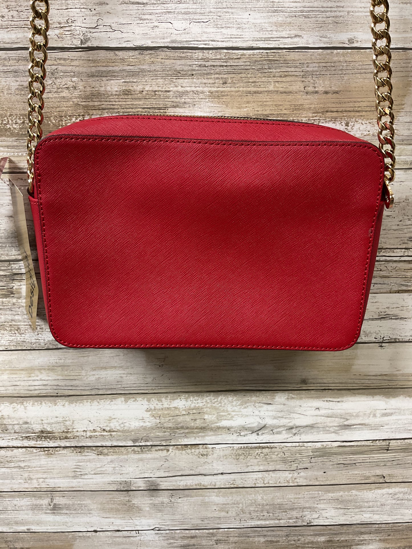 Handbag Designer By Michael Kors In Red, Size:Small
